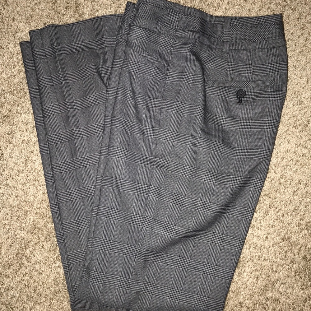 LOFT PINSTRIPED DRESS PANTS